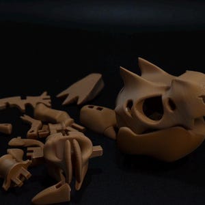 DIY Fossil Pokémon Tyrunt Kit | 3D Printed Model with PDF Instructions