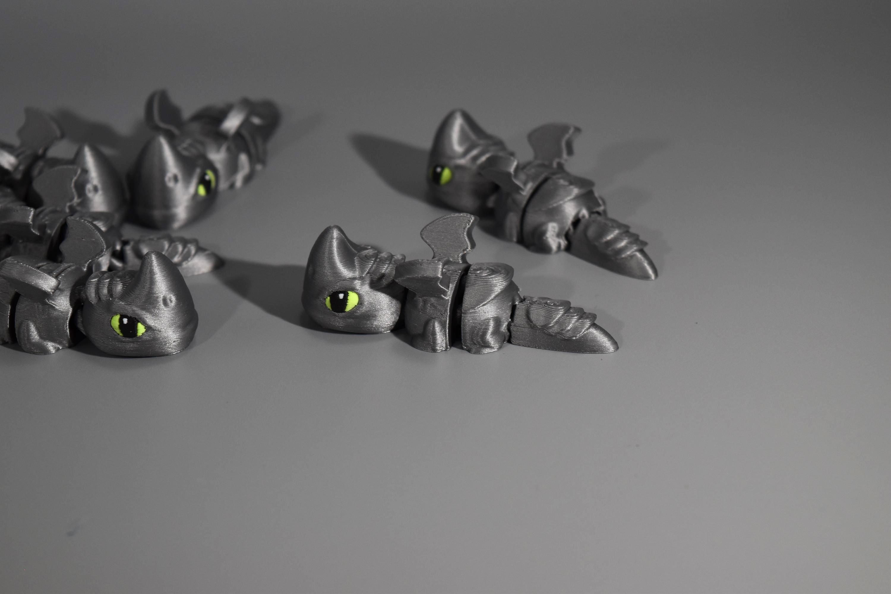 HTTYD Flexi Dragons | Razorwhip | | 3D Printed Articulated Dragons - Etsy