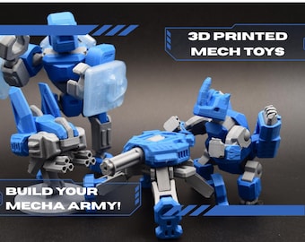 Bastion Defenders Mech Collection- 3d Printed Collectible Machines | Choose Individual Model or Full Faction Pack
