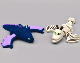ヒックとドラゴン 3D可動式ナイトテラードラゴン - シリーズ2 - Etsy 日本