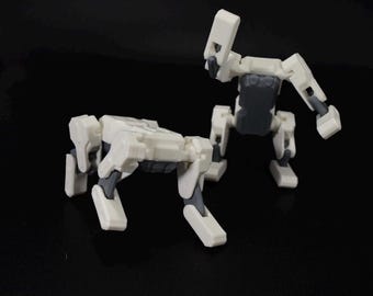 VTG 1990 Tekno Interactive Silver Robotic Dog Tested - Powers on