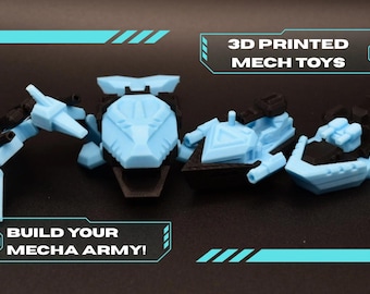 Mech de los Revenants Abisales – Pack de facción coleccionable impreso en 3D
