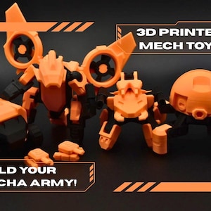 Ember Nomads Mech Collection- 3d Printed Collectible Machines | Choose Individual Model or Full Faction Pack