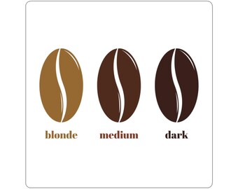 Coffee Bean Sticker