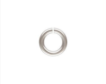 Jump Rings, Click and Lock Rings, Sterling Silver, 20.5 gauge, 4mm Open Jump Ring - 250pcs- 20% OFF BULK DISCOUNT  (2044)/5