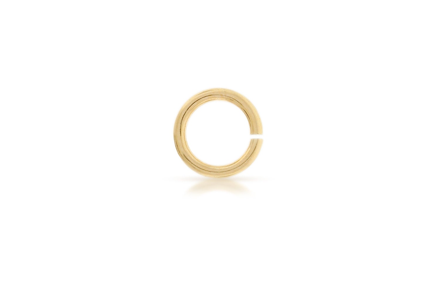 Jump Rings, Open Jump Ring, 14kt Gold Filled, 22gauge 4mm - 250pcs