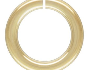 Anneau ouvert, rempli d'or 14 carats calibre 20, 4,5 mm - 50pcs (10515)/1