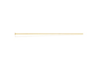 Pins, Headpin, 14Kt Gold Filled, 26 Gauge, 1.5" - 20pcs Made in USA 10% discounted Wholesale price  - NEW & IMPROVED (2182)/1