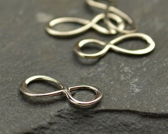 Sterling Silver 13x5mm Infinity Link - 10pcs  25% discounted (4421)/5