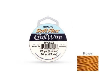 Craft Wire Soft Flex 26gauge Bronze 30yards  - 1 Spool Save Big (4682)/1