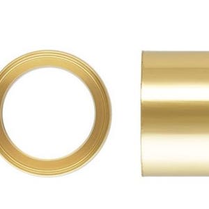 14Kt Gold Filled Open Back Bezel For 3mm Stone (2.3mm High)  - 10Pcs (13599)/1
