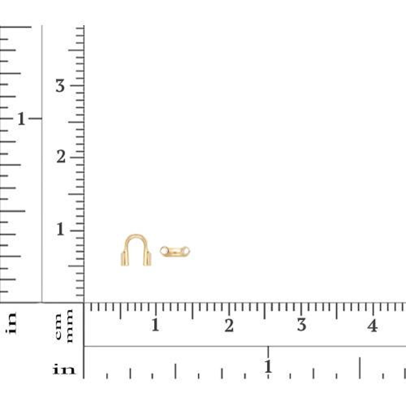 Wire Guards 14kt Gold Filled 0.031 .79mm Hole 500pcs Etsy