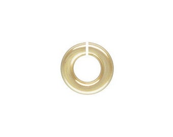 Click and Lock Jump rings, Open, 14kt Gold Filled, 20ga 3mm - 250pcs (2760)/5 Made in USA
