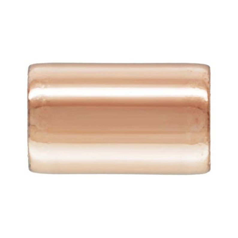 14Kt Rose Gold Filled 2x3mm Crimp Tubes 1.4mm Inside Diameter 50pcs Wholesale price 10% discounted 4538/1 image 2