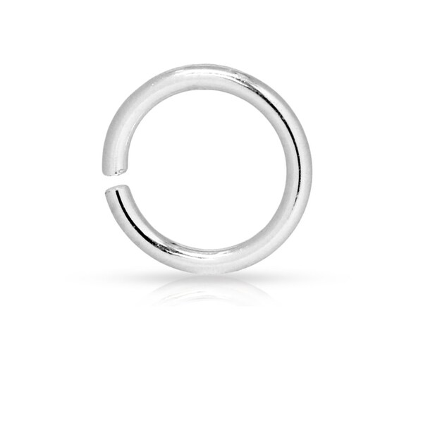 Jump rings, Twist And Lock, Sterling Silver, 20ga 3mm - 1250pcs  - 40% OFF QUANTITY DISCOUNT (2756)/25