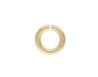 Click and Lock, Jump rings, Open Jump Rings, 14kt Gold Filled, 20.5gauge, 4mm - 50pcs (2761)/1