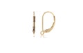 14Kt Gold Filled Plain 14x10mm Lever back - 5pairs (2213)/5