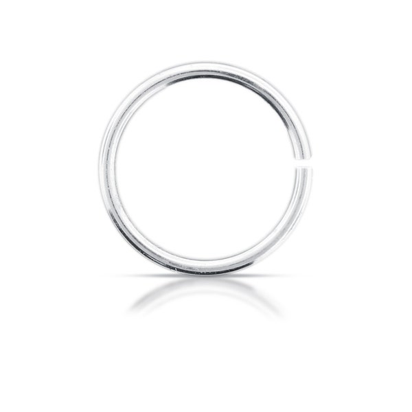 Sterling Silver 20ga 9mm Open Jump Ring - 10pcs (2049)/1