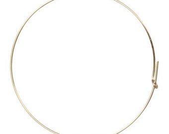 Wire Beading Hoop 14Kt Gold Filled 21ga 45mm - 2 Pairs(10551)/1