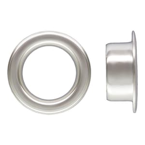 Sterling Silber 4.0 mm AD Perle Tülle 3,7 mm Loch - 50 Stück (14235) / 1