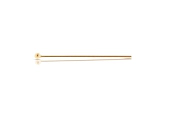 14Kt Gold Filled 24ga 1inch Ballpins - 20pcs  made in USA High quality Shiny (2172)/1