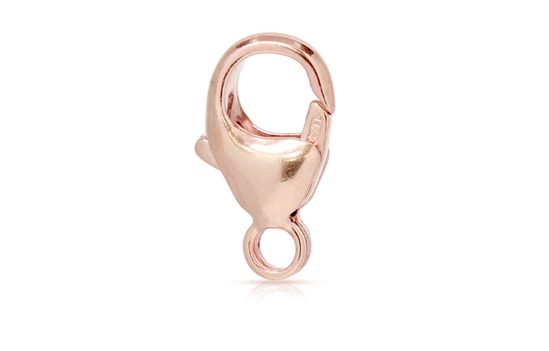 Clasps, Oval Trigger, 14Kt Rose Gold Filled 9x4.8mm 25pcs Bright and Shiny 20% Discounted 7649/5 image 1