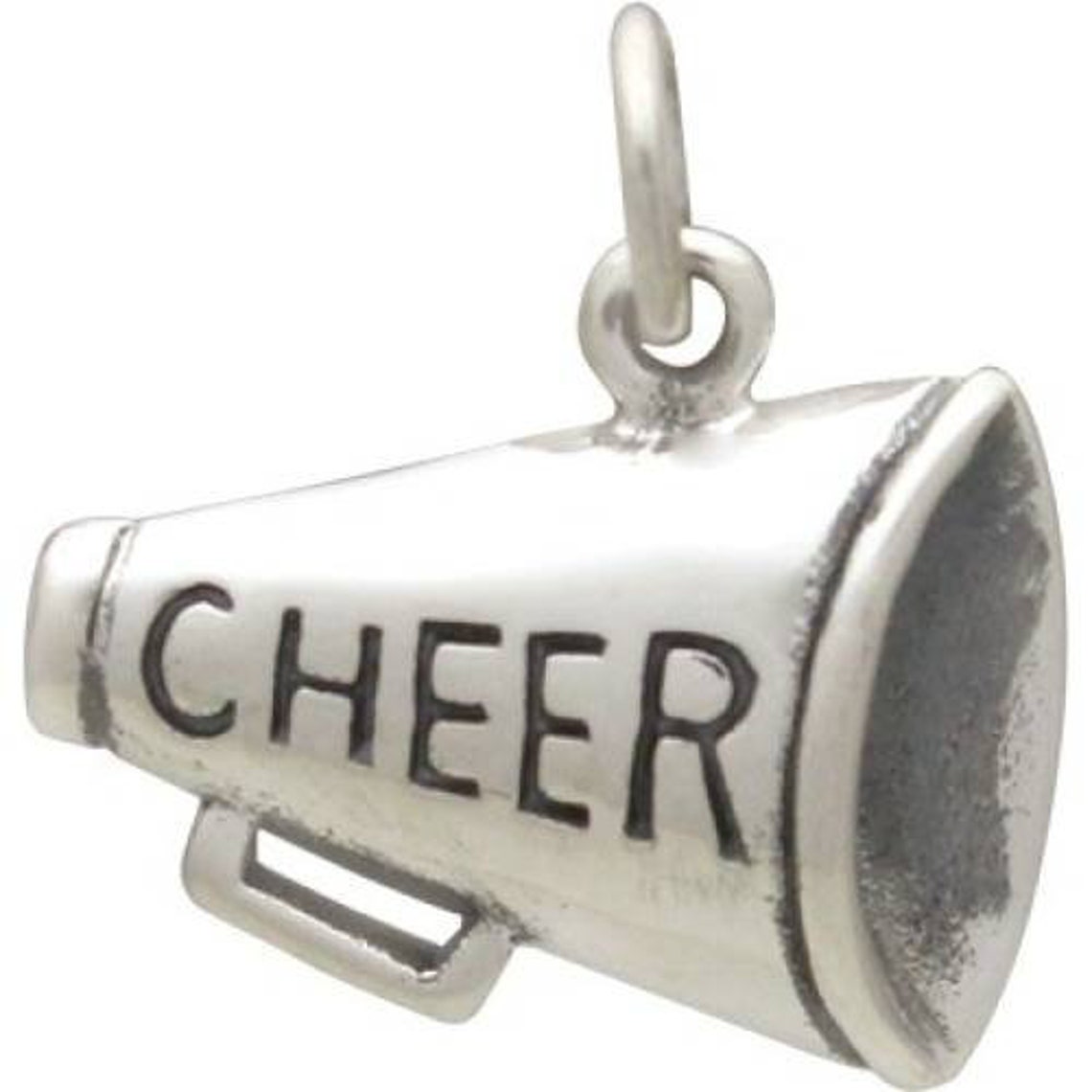 Sterling Silver Cheer Megaphone Charm 16x15mm 1pc Wholesale Etsy
