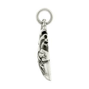 Anatomical Heart Large Charm Sterling Silver 20x10mm with soldered jump ring 1pc 20% discounted 4310/1 image 4