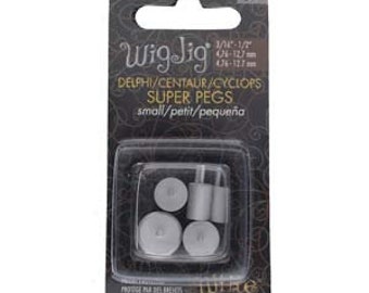 WigJig Super Pegs Small Delphi Round/Cyclops/Centaur - 6pcs (14056)/1