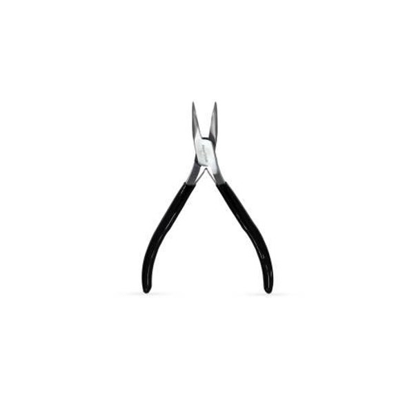 Super fine Bent Chain Nose Pliers with spring by The Bead Smith Handle 60mm (2.6 Inches) - 1 Pair Discounted Price (3646)/1