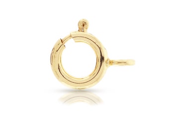 Clasps, Spring Ring W/Closed Jump Ring, 14Kt Gold Filled, 5mm - 20pcs (2663)/1