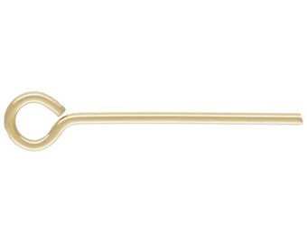 14Kt Gold Filled Eyepin 24 Gauge .5 Inch  - 20Pcs  Wholesale price (12999)/1