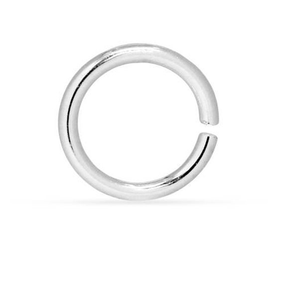 Twist and Lock Jump Rings Sterling Silver 14ga 10mm 5 Pcs Etsy