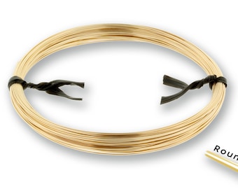 14Kt Gold Filled 21gauge Half Hard Round Wire - 0.5ozt NEW LOW Wholesale Price - Made in USA (13555)/1