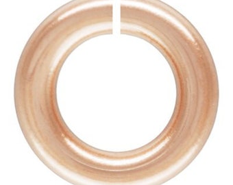 Anneau ouvert, rempli d'or rose 14 carats calibre 20, 3,5 mm - 100 pièces (10635)/1