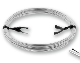 Sterling Silver 18gauge Half Hard Round Wire - 1ozt  - NEW low Wholesale Price - Made in USA (2357)/1