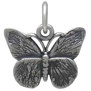 Sterling Silver Monarch Butterfly Charm 14x13mm 1Pc 14565/1 image 5
