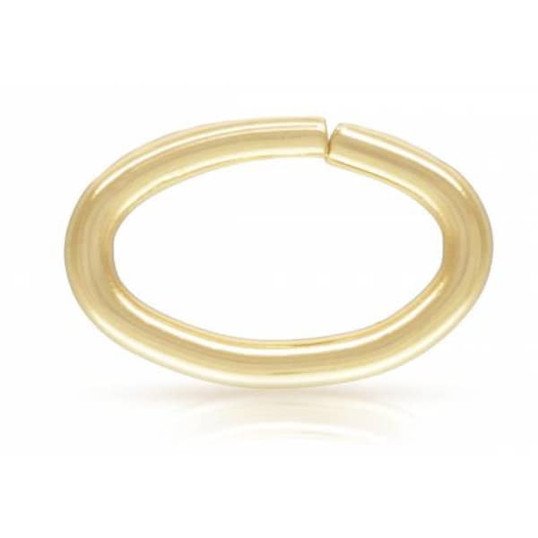 14Kt Gold Filled Oval 20ga 3.6x5.5mm Open Jump Rings  - 20pcs 15% discounted Made in USA (4457)/1