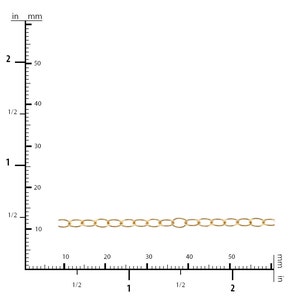 14Kt Gold Filled 4x3mm Cable Chain 100ft Wholesale prices unfinished foot chain medium weight strong chain 2334-100/1 image 2