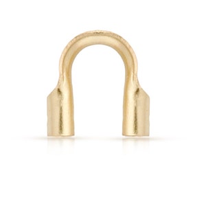 Wire savers Cable Thimble 14kt Gold Filled Wire Guards 0.021"  (.53mm) - 20pcs (4260)/1