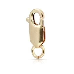 Lobster clasp 14Kt Gold Filled 8.4mm with Open Jump Ring - 5pcs Wholesale Prices Great Quality (3064)/1