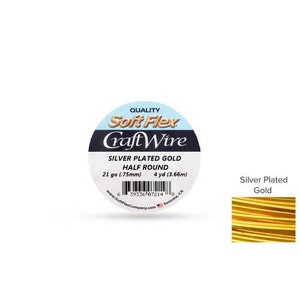 Soft Flex Basteldraht 26 Gauge – Versilbert, 45 Fuß (ca. 14 M) Auf Spule