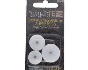 WigJig Olympus Lite Super Pegs Large - 3pcs (14058)/1