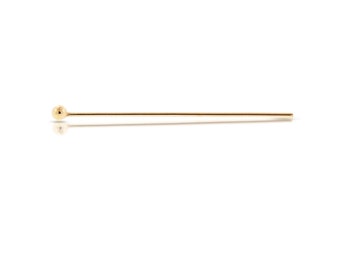 14Kt Gold Filled 26ga 1.5 inch Ball Head pins - 100pcs  - 20% Off WHOLESALE DISCOUNTED Price (2176)/5