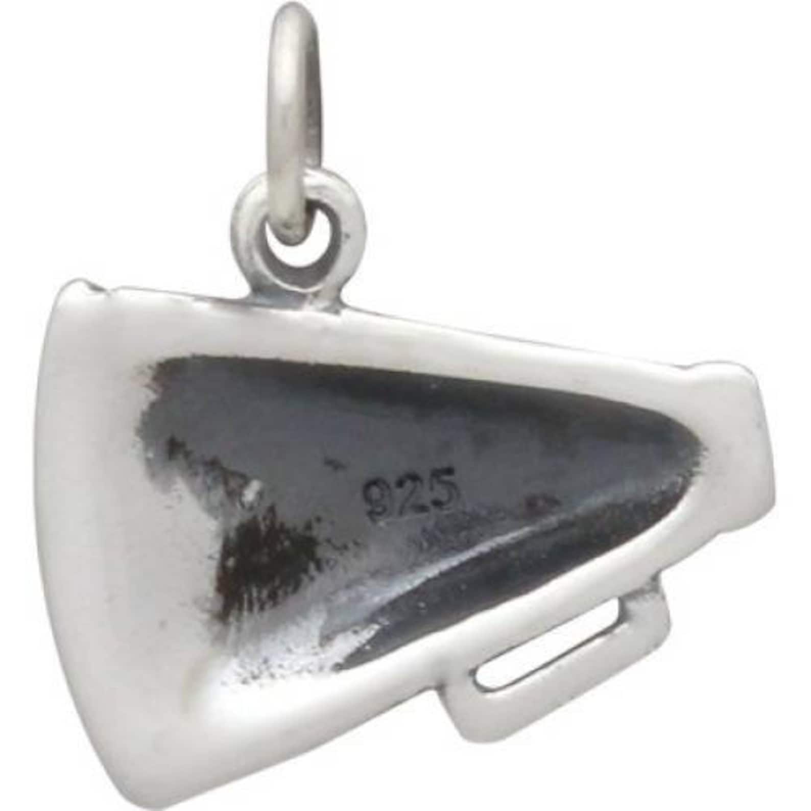 Sterling Silver Cheer Megaphone Charm 16x15mm 1pc Wholesale Etsy
