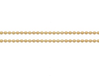 14Kt Gold Filled 1.5mm Ball Chain - 20ft  Made in USA 25% Discounted (5430-20)/1