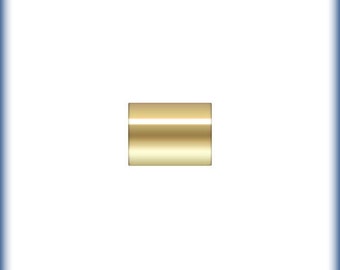 14Kt Gold Filled 1.5x2.0mm (1.2mm ID) Cut Tube - 50pcs Wholesale Price (14201)/1