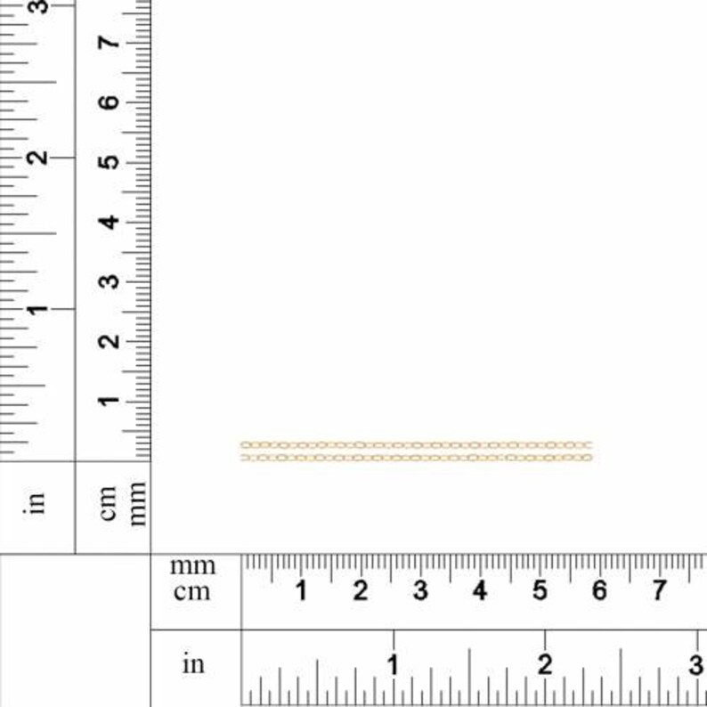 Flat Cable Chain 2306-100 100ft Bulk Quantity Discounted Price 1 14Kt Gold Filled 1.5x1.2mm Chains