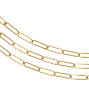 Chain, Flat Elongated Cable Chain, 14Kt Gold Filled, 5.2x2mm - 5ft Strong and sturdy chain (2308-5)/1
