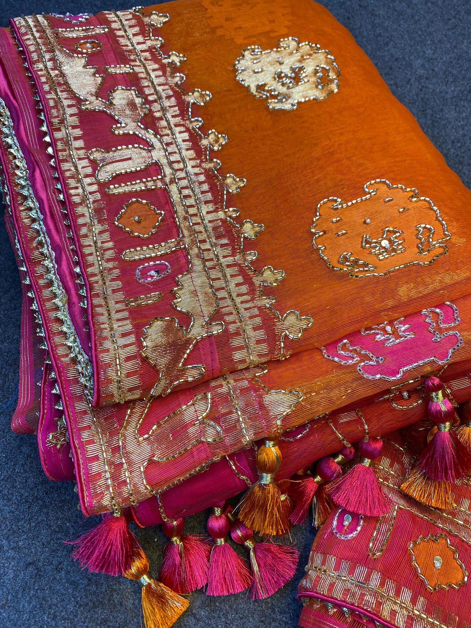 Zerdousi Work Jamdani Saree main image 0